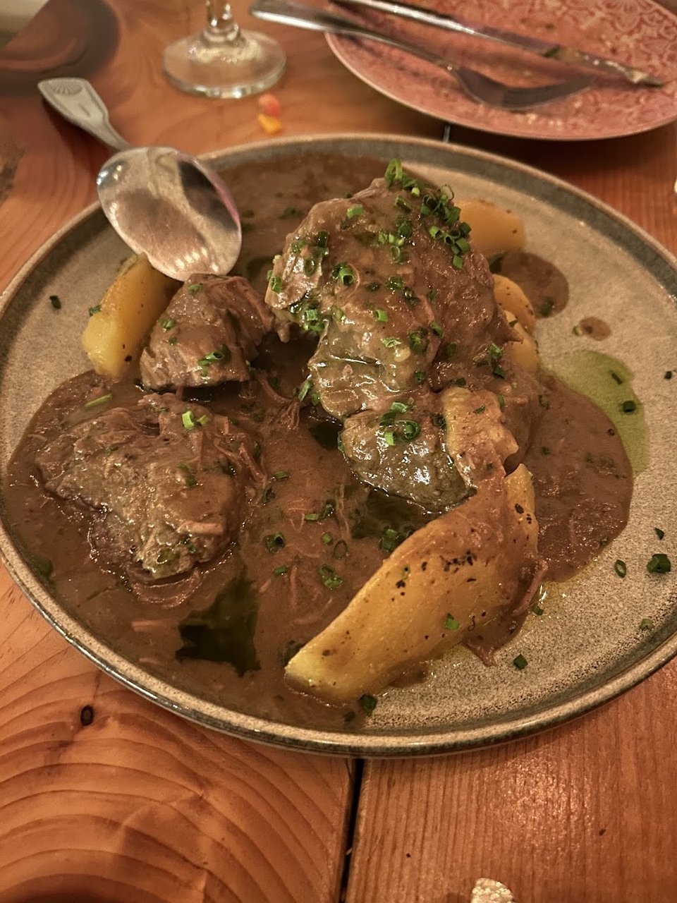 Arni - Braised Lamb Leg with Artichokes